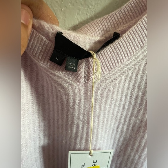 NWT 360CASHMERE Astrid Cashmere Ribbed - Picture 4 of 5